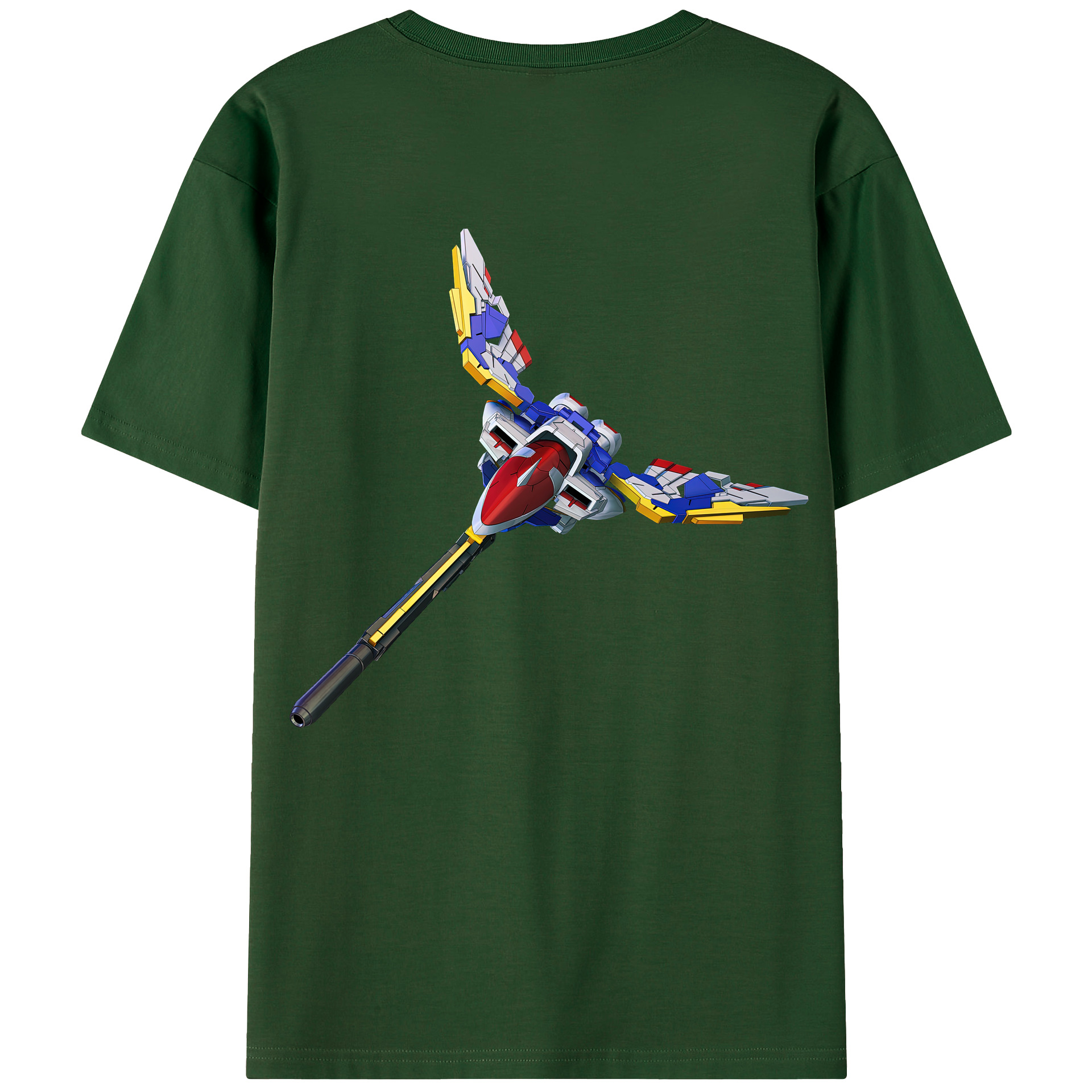 （画像用） 機動戦士ガンダム Mobile Suit Gundam 綿100％半袖Tシャツ（背面プリント）